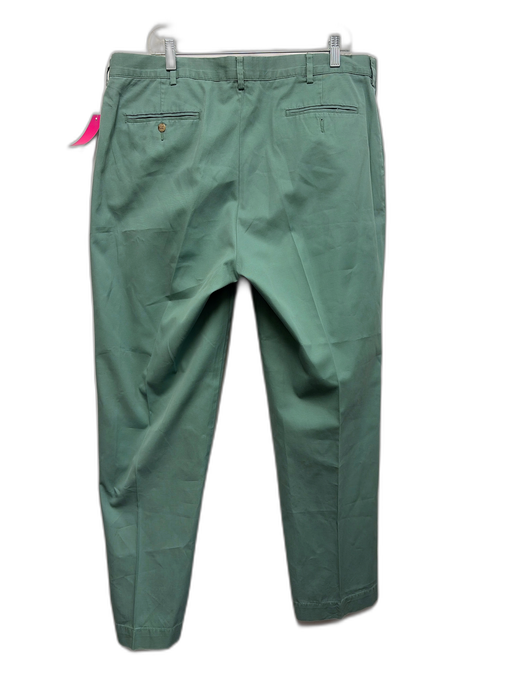 Polo Size 38 Sea Green Cotton Solid Khaki Men's Pants Sea Green / 38