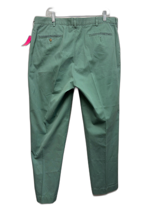 Polo Size 38 Sea Green Cotton Solid Khaki Men's Pants Sea Green / 38