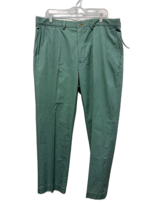 Polo Size 38 Sea Green Cotton Solid Khaki Men's Pants Sea Green / 38