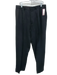 Polo Size 36 Black Linen Solid Pleats Dress Men's Pants Black / 36