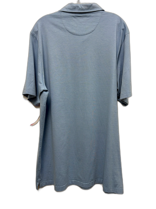 Masters Collection Size XL Light blue Cotton Solid Polo Men's Short Sleeve Light blue / XL