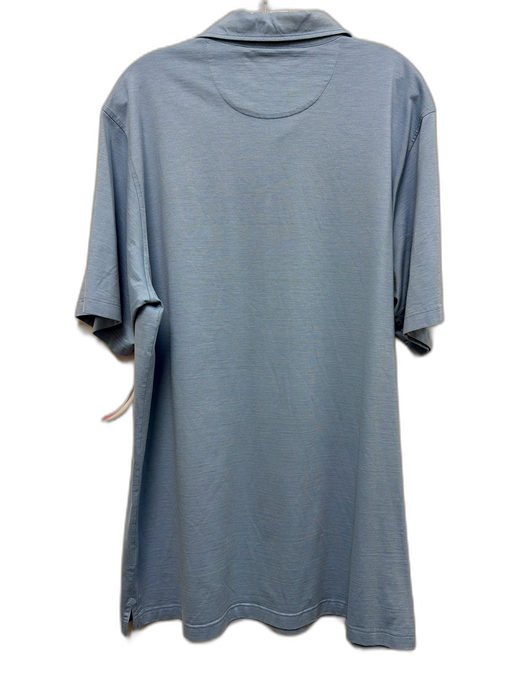 Masters Collection Size XL Light blue Cotton Solid Polo Men's Short Sleeve Light blue / XL