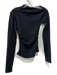 Dissh Size S Black Viscose Blend Side Ruching roll neck Long Sleeve Top Black / S