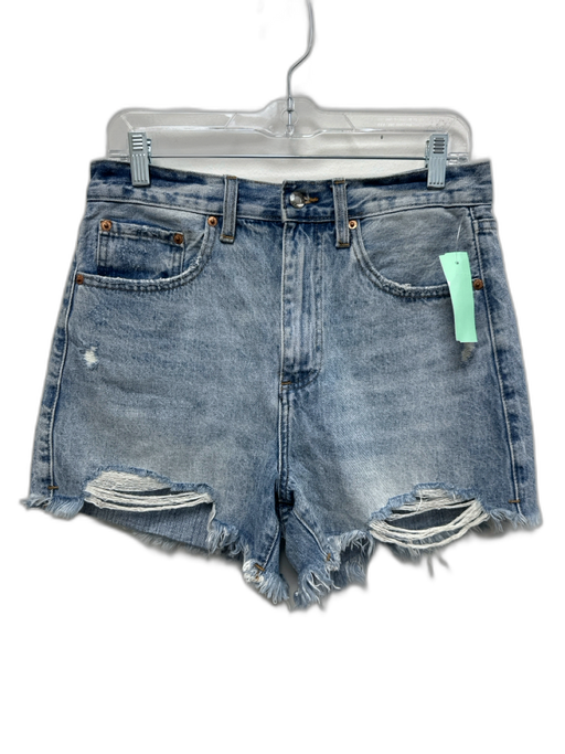 Pistola Size 28 Medium light wash Cotton Denim High Waist Cutoff Shorts Medium light wash / 28