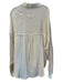 Porter collective Size S White Cotton Gauze Knit Sleeves Chest Pockets Top White / S