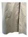 Burberry AS IS Size Est XL Tan Cotton Solid Front Pockets Buttons Men's Jacket Est XL