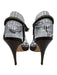 Manolo Blahnik Dark Brown Leather open toe Box Inc. Sandals Dark Brown