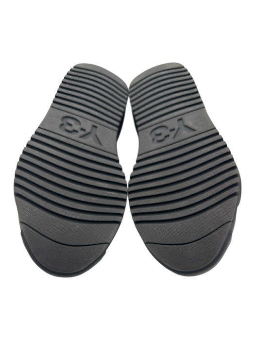 Y-3 Shoe Size 7 Black Textile & Rubber Platform Sandals Black / 7
