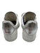Isabel Marant Shoe Size 39 White & Silver Leather Velcro Strap Metallic Sneakers White & Silver / 39