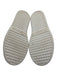 Isabel Marant Shoe Size 39 White & Silver Leather Velcro Strap Metallic Sneakers White & Silver / 39