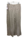 Mossimo Dutti Size 8 Taupe Linen & Polyamide Zip Fly Pleated Pants Taupe / 8