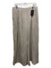 Mossimo Dutti Size 8 Taupe Linen & Polyamide Zip Fly Pleated Pants Taupe / 8