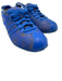 Adidas Shoe Size 5.5 Blue & Gold textile upper Metallic Thread Jacquard Sneakers Blue & Gold / 5.5