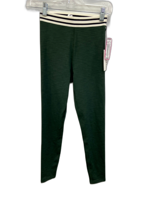 Splits 59 Size S Green, Black & Cream Polyester Blend Elastic Waistband Leggings Green, Black & Cream / S
