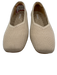Vivaia Shoe Size 38 Beige textile upper Ribbed Knit Chisel Toe Flats Beige / 38