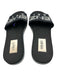 Kenzo Shoe Size 45 Black & White Rubber logo Slide Men's Shoes Black & White / 45