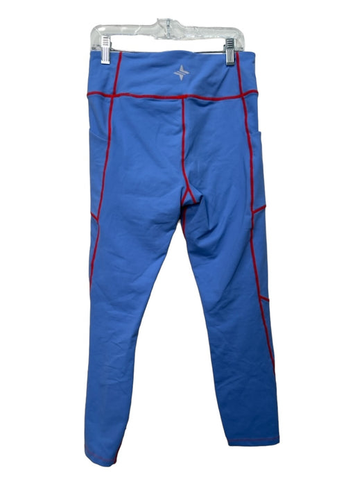 Tuckernuck Size S Blue & Red Nylon Pockets Contrast Seam Cropped Leggings Blue & Red / S