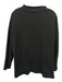Frank & Eileen Size XL Black Cotton Raw Edge Long Sleeve Sweatshirt Sweater Black / XL
