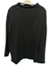 Frank & Eileen Size XL Black Cotton Raw Edge Long Sleeve Sweatshirt Sweater Black / XL