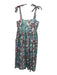 Tory Burch Size M White, Green & Pink Cotton & Nylon floral print Dress White, Green & Pink / M