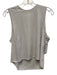 Lululemon Size Est S White No Fabric Tag Crew Neck Sleeveless Sheer Back Top White / Est S