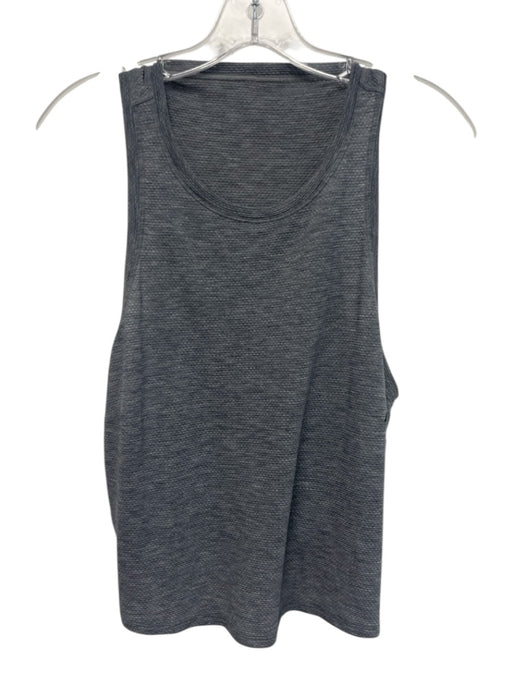 Lululemon Size Est S Blue Gray No Fabric Tag Crew Neck Sleeveless Honeycomb Top Blue Gray / Est S
