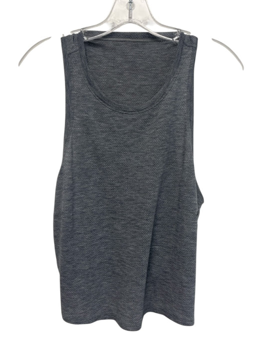 Lululemon Size Est S Blue Gray No Fabric Tag Crew Neck Sleeveless Honeycomb Top Blue Gray / Est S