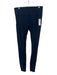 Lululemon Size 8 Navy No Fabric Tag Wide Waist Band Side Pockets Leggings Navy / 8