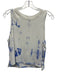 Lululemon Size Est S Blue & White No Fabric Tag Crew Neck Sleeveless Tie Dye Top Blue & White / Est S