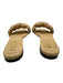 Loeffler Randall Shoe Size 9 Beige Raffia Braided Strap Mule Slide Flat Sandals Beige / 9
