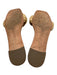 Loeffler Randall Shoe Size 9 Beige Raffia Braided Strap Mule Slide Flat Sandals Beige / 9