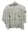 Hill House Size L White, Blue, Green Viscose & Linen Short Sleeve Short Set White, Blue, Green / L
