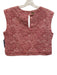 Julia Amory Size L Red & White Cotton Blend Sleeveless Abstract Print Short Set Red & White / L