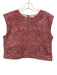 Julia Amory Size L Red & White Cotton Blend Sleeveless Abstract Print Short Set Red & White / L