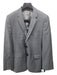 Hugo Boss Light Gray Wool Blend Solid 2 Button Men's Suit 42