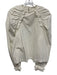 Ulla Johnson Size 0 White Cotton Long puff sleeve Ruffles Back Zip Top White / 0