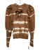 Ulla Johnson Size Small Brown & White Cotton Long puff sleeve Tie Dye Top Brown & White / Small