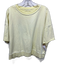 Daily Drills Size XS/S Light Yellow Cotton Short Sleeve Sweatshirt Sweater Light Yellow / XS/S