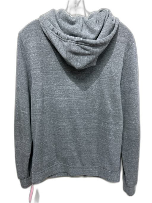 Aviator Nation Size L Gray & multi Cotton Zip Up Stripes Hoodie Jacket Gray & multi / L