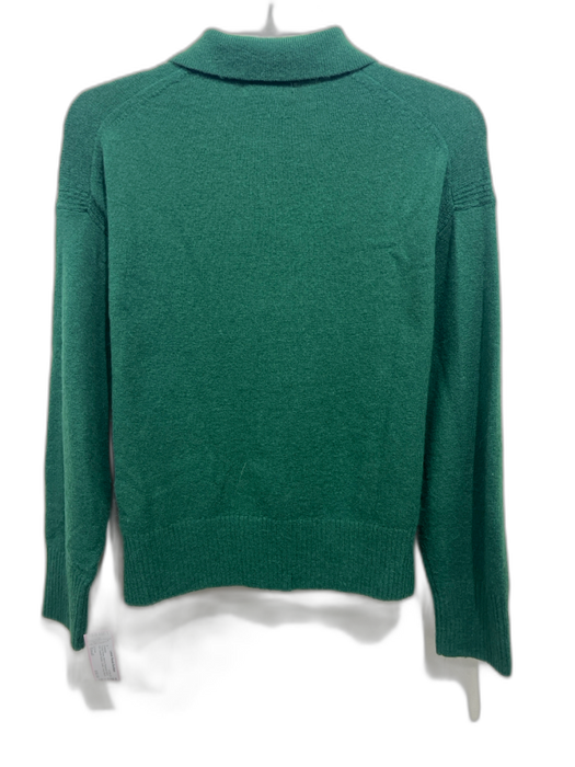 J. Crew Size Small Forest Green Wool & Polyamide Blend Knit Collar Sweater Forest Green / Small