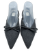 Gianni Bini Shoe Size 9 Gray Wool Felt Bow Slingback Kitten Heel Pumps Gray / 9