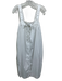 Lake Size Medium White Cotton Sleeveless Midi Nightgown Dress White / Medium