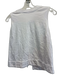 Nation Size S White Cotton Crew Neck Open Back Tie Strap Sleeveless Top White / S