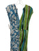 Diane Von Furstenberg Size S Blue, Green, Brown Viscose Multi print V Neck Dress Blue, Green, Brown / S