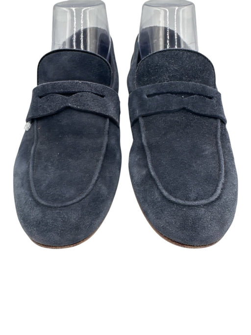 Ann Mashburn Shoe Size 39 Navy Suede Penny Loafer Shoes Navy / 39
