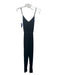 Rag & Bone Size 2 Black Viscose & Silk Spaghetti Strap Straight Leg Jumpsuit Black / 2