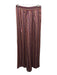 Doen Size 4 Red, Blue & White Silk Satin Striped Side Zip Wide Leg Pants Red, Blue & White / 4
