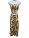 Sir. The Label Size 1 Cream Yellow & Brown Linen Shirred Strapless Skirt Set Cream Yellow & Brown / 1