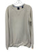 Scotch & Soda Size L Cream Polyester Solid Men's Long Sleeve Shirt Cream / L