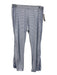Lake Size S Blue & White Pima Cotton Elastic Waistband Striped Lounge Pants Blue & White / S